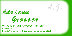 adrienn grosser business card